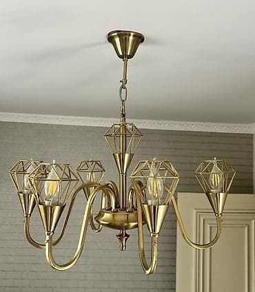 lan: Çılçıraq, 6 lampa, Metal — 1