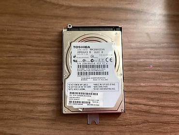 Внутренний Жёсткие диски, переносные винчестеры для ПК Toshiba, 256 ГБ, 5400 RPM, 2.5", Б/у