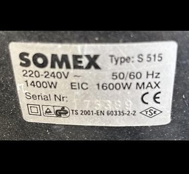 heyet qapsi: Somex Type S 515 – Sənaye Təyinatlı Tozsoran (1600W) Güclü mühərrikə — 2