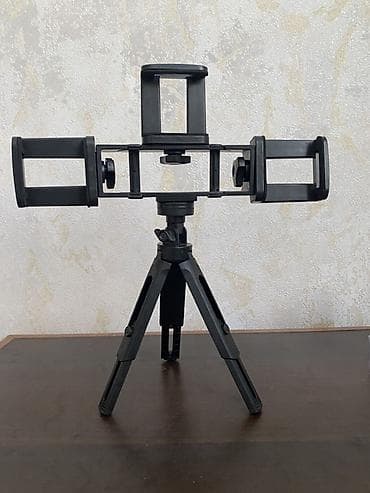 android tv box satilir: Live Multi Clip with Lampstand – 3‑in‑1 telefon tutacağı və mini — 7