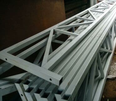 dəmir pilləkənlərin yığılması: Demir profelden fermalarin sifarisle yigilmasi — 3