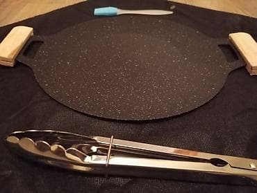 grill tava: Tava, rəng - Qara, Qranit — 2