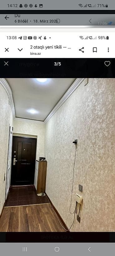 menziller: Bakıxanov qəs., 2 otaqlı, Yeni tikili, m. Neftçilər, 52 kv. m — 2