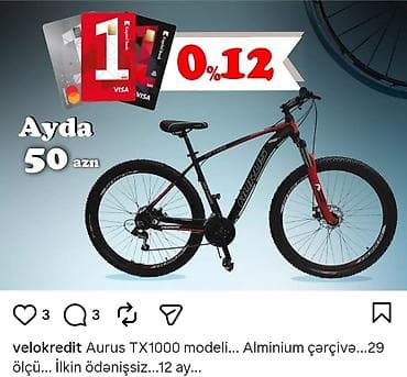 velosiped ural: MTB velosiped – AURUS 29 - Çərçivə: yüngül lehimli/alüminium tipli — 8