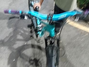cube velo: Dağ velosipedi – enduro/trail yönümlü - Rəng: firuzə-mavi çərçivə — 1
