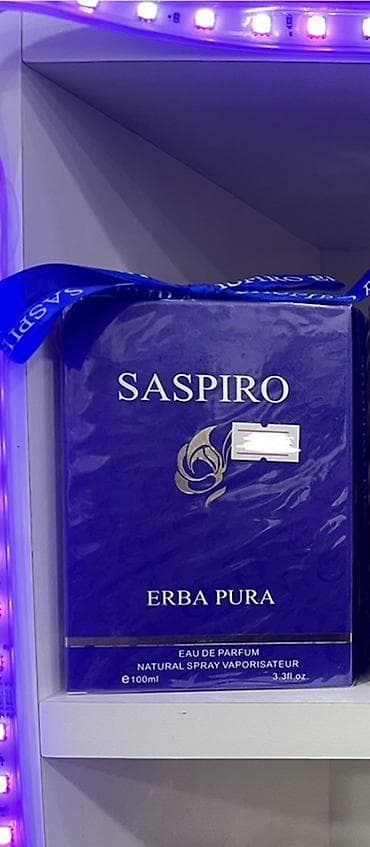 Saspiro Erba Pura – Eau de Parfum, 100 ml (Natural Spray Vaporisateur)