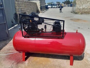 автомобильные газонаполнительные компрессорные станции: Kompressor.0,8 m3. 12 atmosfer.500 litrlik.Elektirik mühərriki 7.5 — 3