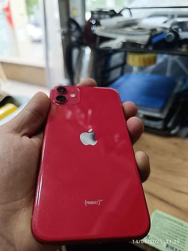 usb 4g modem: IPhone 11, 128 GB, Qırmızı, Barmaq izi, Face ID — 1