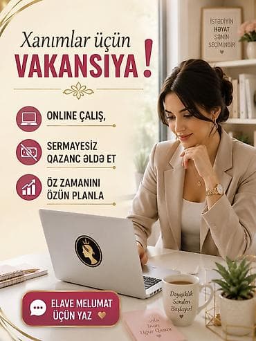 ucuz utu: Marketoloq tələb olunur, 46 yaşdan yuxarı, Təcrübəsiz — 1
