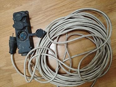 kabelər: Uzadıcı elektrik kabeli – çoxlu çıxışlı, toz və rütubəyə qarşı — 1