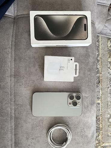 IPhone 15 Pro, 256 GB, Natural Titanium, Face ID