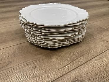 bezek bitkisi: Обеденный набор, цвет - Золотой, Стекло, 12 персон — 8