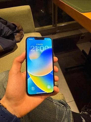 IPhone 13, 256 GB, Mavi, Zəmanət, Simsiz şarj, Face ID — 5