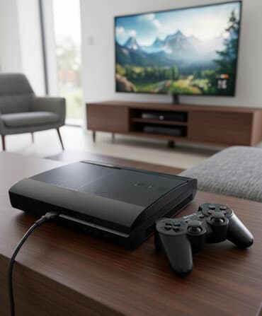 playstation 3 oyun yazılması: Sony PlayStation 3 Super Slim oyun konsolu ela vezyetdedi.teze pult 2 — 1