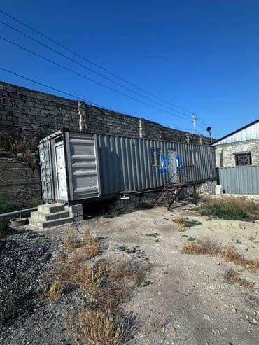 anbar üçün konteyner: İşlədilmiş metal konteyner satılır. Konteynerdə qapı və pəncərələr — 3