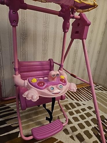 качели для дачи баку: Б/у, Стул-качели, С зонтиком, Металл — 3