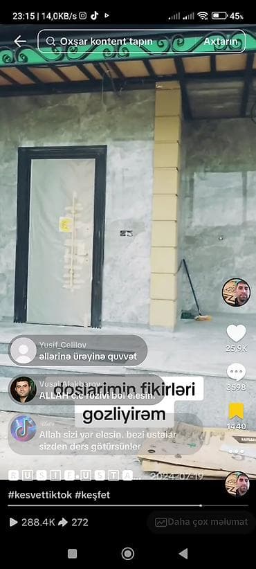 döşeme: Kafel kermaqranit isləri gorurəm.20 ilə yaxindi.əlaqə nomrəm0708770507 — 7
