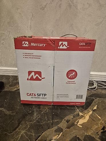 Mercury CAT6 SFTP şəbəkə kabeli 277 metir qalib. votsapdada elaqe