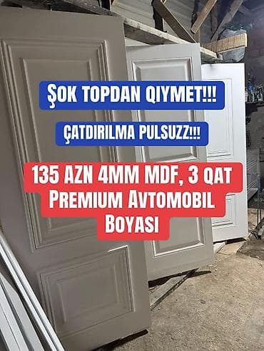 qapi demir qapi seyf qapi: Yeni Otaq qapısı 90x205 sm Çərçivə ilə, Zəmanətsiz, Ödənişli quraşdırma, Pulsuz çatdırılma — 1