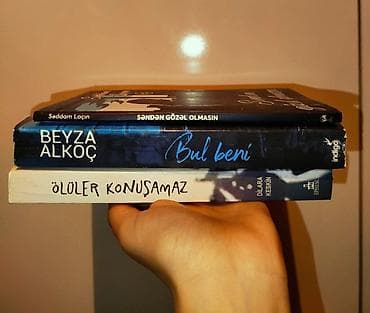 kitab satisi: Ikinci əl ama heç oxunmamış kitablar ikisi roman biri şeir kitabi) — 5