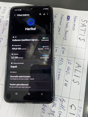 Samsung Galaxy A32, rəng - Qara, Barmaq izi — 7