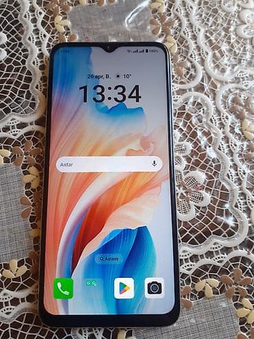 tecno spark slim: Oppo A38, 128 GB, rəng - Gümüşü, Sənədlərlə — 1