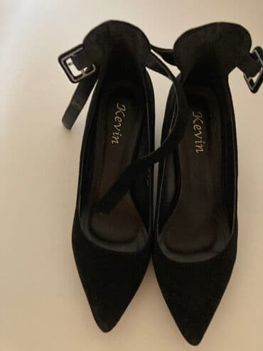 ayaqab: Tuflilər, Ölçü: 38, rəng - Qara, İşlənmiş — 1