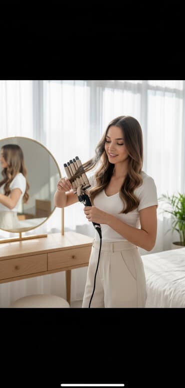 Выпрямители и утюжки: Moehair Pro Extreme saç dalğalandırıcı (5 borulu “beach waves” ucluğu) — 2