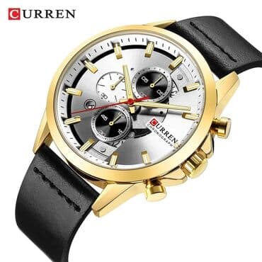 qol saatları kişi ucun: Saatlar Kişi saatları Yeni Kolleksiya! *CURREN* Orijinal Çatdırılma — 4