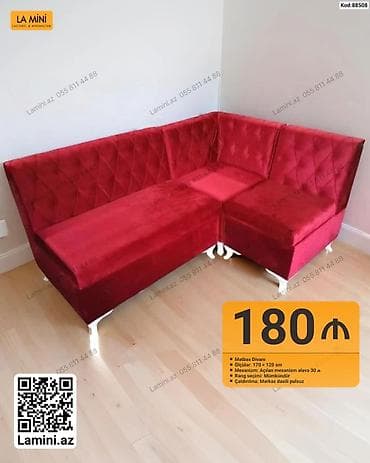 Mətbəx divanı – künc model - Ölçülər: 170 × 120 sm - Mexanizm: açılan — 1