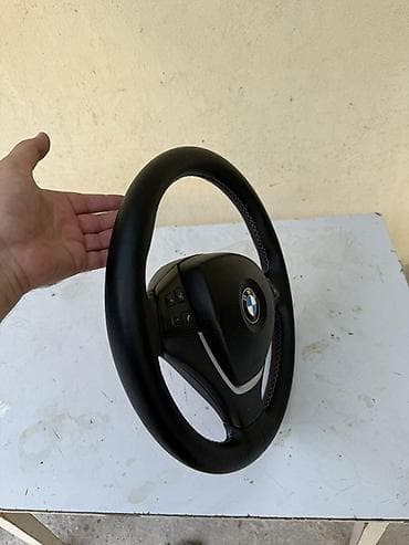 turbo az motor: BMW sükan çarxı – orijinal e-70 x5 - Material: qara dəri (eleqant — 3