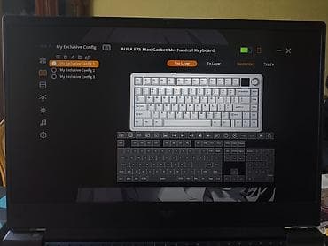 16 pro max 256: AULA F75 Max Gasket Mechanical Keyboard - Kompakt 75% layout – yön — 4