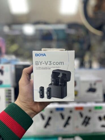 portativ monitor: "Boya V3 Combo" yaxa mikrofonu. ƏN YENİ MODEL— BOYA V3 Combo (Tupe-C — 1