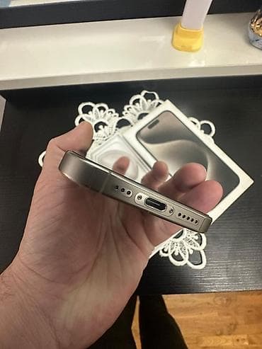 apple watch adapter: IPhone 15 Pro, 128 GB, Natural Titanium, Simsiz şarj — 6