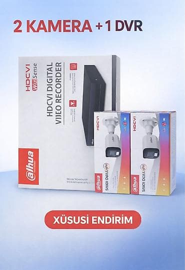 iphone adapter şunuru: DVR 4 kanal (yeni) 2 ədəd kamera (yeni) Yenidir.real alıcılar — 3