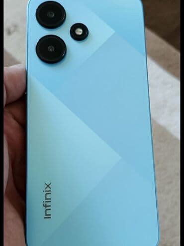 телефон fly nimbus 3: Infinix HOT 30i, цвет - Голубой, Сенсорный — 2