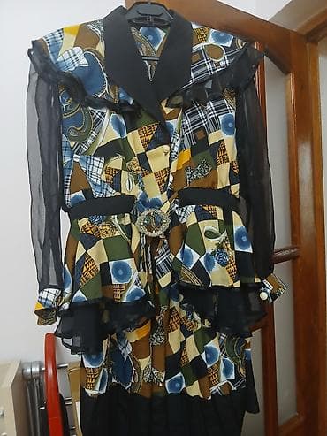 xonca desti: Retro stildə qadın dəsti – pencək və ətək - Dizayn: mozaika/patchwork — 1