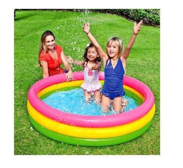 oyuncaq traktor: Uşaq hovuzu – Intex, rəngarəng Ölçü: 147×33 sm Həcm: 299 litr Hovuz — 2