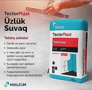 mis samovar: Holcim Tector seriyası – hazır quru qarışıqlar 1) TectorPlast Astar — 3