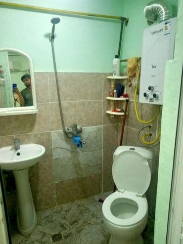 Kirayə verilən 1 otaqlı mənzil (studyo tipli) - Mətbəx: qaz plitəsi