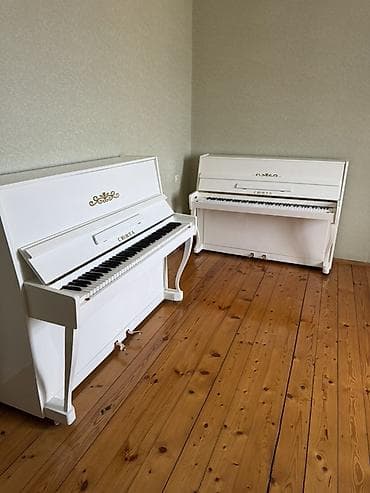 Синтезаторы: Ağ rəngli və Qəhvəyi akustik pianinolar – klassik dizaynlı, laklı — 6