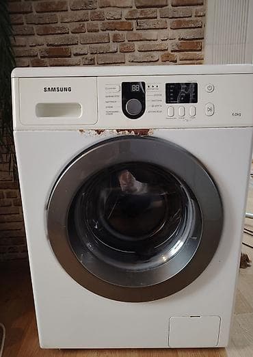 Tikinti və təmir: Samsung paltaryuyan maşın – 6 kq Ön yükləməli model. İdarəetmə — 1