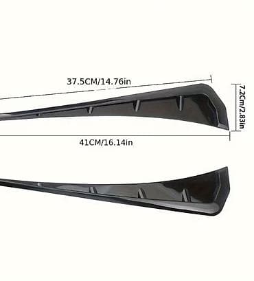 hyundai elantra diffuser: Avtomobil üçün dekorativ yan qanad hava çıxışı imitasiya paneli (2 — 2