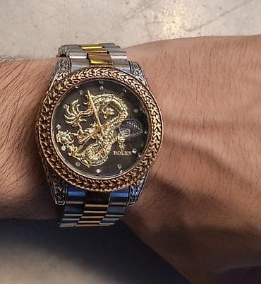 bil: Yeni, Qol saatı, Rolex, rəng - Qızılı — 2
