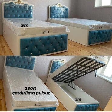 tek neferlik çarpayı: Təknəfərlik çarpayı, Matras ilə — 32