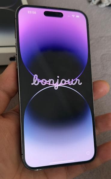 xiomi pad 6 max: IPhone 14 Pro Max, 256 GB, Deep Purple, Barmaq izi, Face ID — 6