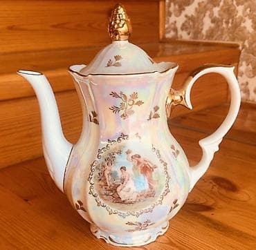 Çay dəsti, rəng - Bej, Farfor, Madonna, Almaniya