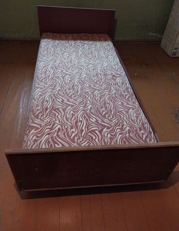 стол деревянный кухонный: İşlənmiş, Təknəfərlik çarpayı, Matras ilə — 2