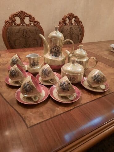 cay daslari: Çay dəsti, rəng - Sarı — 3