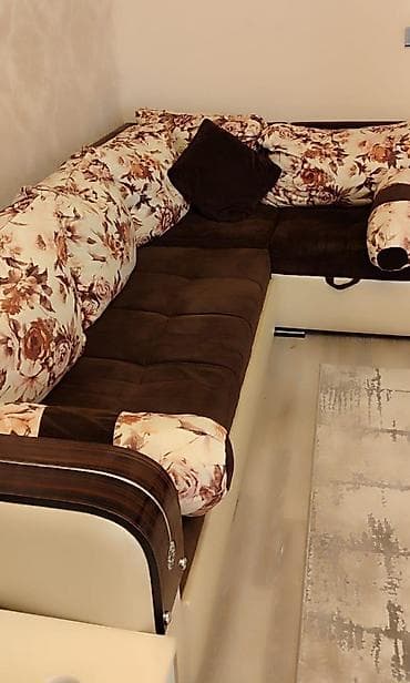 Mebel: Künc divan, İşlənmiş, Açılan, Bazalı, Ödənişli çatdırılma — 1